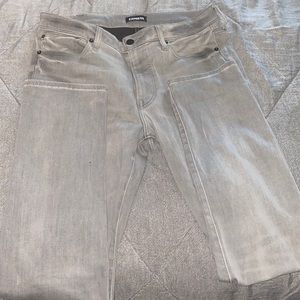 Mens jeans light gray and only worn once